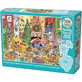 Cobble Hill Family Piece's 350 Puzzle - Contatore caramelle - Poster campione incluso