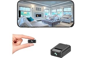 HOWKOW Mini Camera HD WiFi Home Camera Tinny Cam with Auto Night Vision & AI Motion Detection Wireless Indoor/Outdoor Security Cameras for Pet Baby Nanny Cam App Control Smallest Smart for Home Monitoring