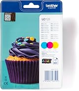 Brother LC123C LC123M LC123Y Inkjet Cartridges Multi-Pack Cyan Magenta Yellow