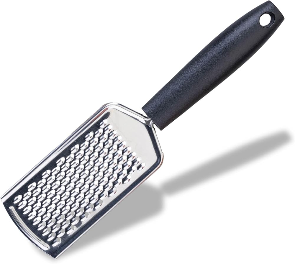 Fackelmann INITIAL Hand Grater Stainless Steel with Plastic Handle 24cm