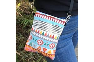 KINTOR Sugar Glider Bonding Pouch Carry for Rat Hedgehog Small Pocket Pets (Pink Ethnic, 8.7x6.3inch)