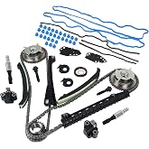 KUSATEC 3R2Z-6A257-DA Engine Timing Chain Kit | Fit for 2004-2014 Ford Expedition F-150 F-250 F-350 Super Duty, Lincoln Mark LT Navigator,5.4L TK-FD019-1-S869