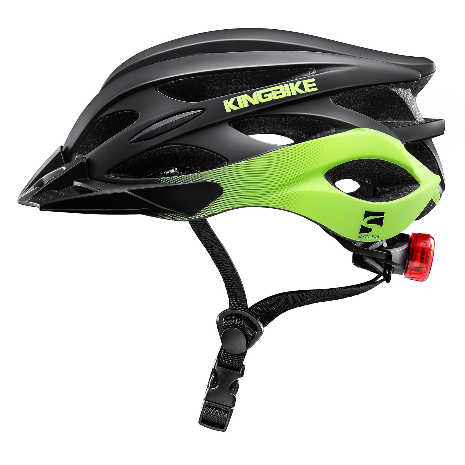 KINGBIKE Bike Helmet with USB Rechargeable Rear