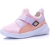 SKYWHEEL Toddler Tennis Shoes Boys Girls Barefoot Slip On Shoes Kids Lightweight Breathable Sports Sneakers for Walking Running