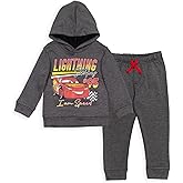 Disney Pixar Cars Lightning McQueen Fleece Pullover Hoodie and Pants Outfit Set Toddler to Big Kid