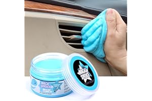 FINOCLAY Car Cleaning Gel Kit for Interior, Non-Water Car Detailing Putty, Scented Car Dashboard Cleaner, Car Cleaning Products, Upholstery Dust Remover, Vent, Reusable PC Laptop, Keyboard Cleaner