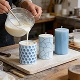 WYAHYQ Silicone Candle Moulds Set - 3 Pillar Designs for Candle Making view 4