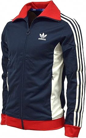 adidas europa black and red track top