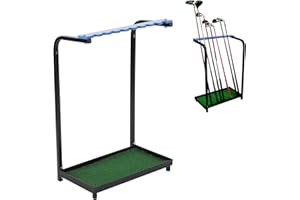 Keenso Club Organizer, 9 Holes Steel Clubs Storage Organizer Rack Holder