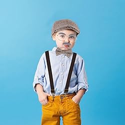 JcHrmers 7 PCS 100 Days of School Old Man Costume