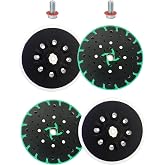 2pack 202460 6" Hard Back-up Sanding Pads | Fit for Festool ETS 150/3 EQ, ETS 150/5 EQ, ETS EC 150/3 EQ,Replace 202460 Backing Pad,Heat Resistant Hook and Loop