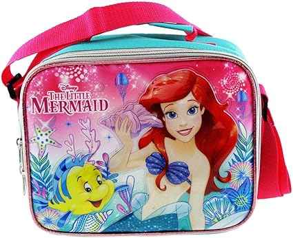 Amazon 通園 幼稚園バッグ ディズニー プリンセス アリエル ショルダー ランチバッグ 保冷 保温 保育園 斜めがけ 女の子 リトルマーメイド Kbn 弁当箱