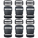 EesTeck 6 Set 1.5 Inch Flat Dual Adjustable Plastic