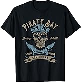 Caribbean Pirate and Saber Pirate Costume T-Shirt