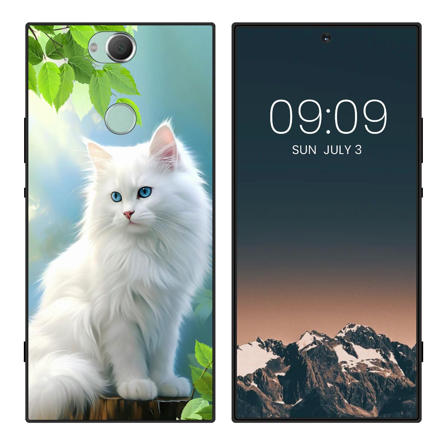 WUACYEAMING for Sony Xperia XA2 Plus Cute Case,Soft