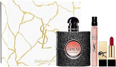 Yves Saint Laurent Black Opium Eau de Parfum 50ml Gift Set EDP Travel Spray