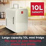 10L Mini Fridge Cooler Warmer AC DC UK EU Plug Portable view 2