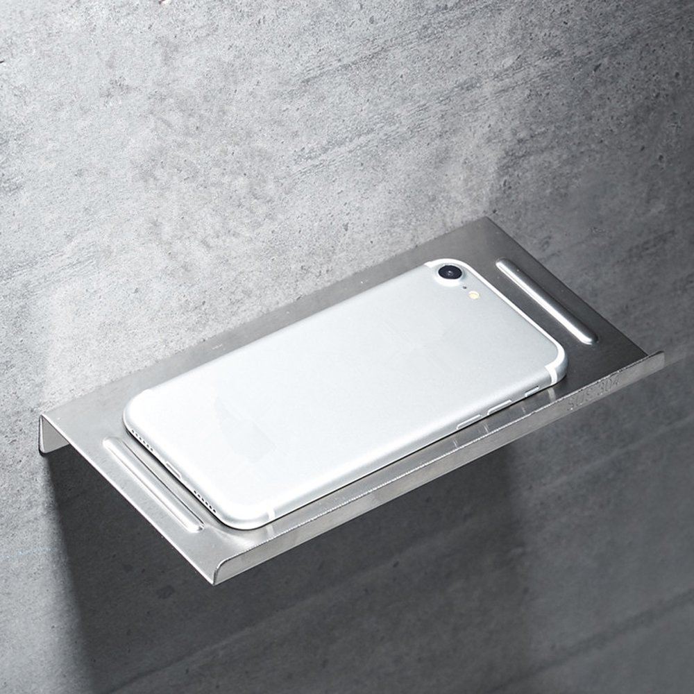 Casewind Wc Badezimmer Accessoires Chrom Finished Papierhalter Klorollenhalter Handyhalter Aus Edelstahl Silber Modern Design Einfach Zum Bohren Badausstattung Ncci1914 Com