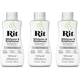 Rit Dye Liquid 8 Ounces Whitener and Brightener 8-50 (3-Pack)