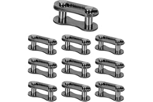 BRUISLARD 10 Pieces Bike Chain Master Link Single Speed Removable Quick Split Chain Link 6/7/8/9/10/11/12 Single Speed Chains Replacement Repair Accessories Master Links Connectors for Bicycles, Mountain Bikes
