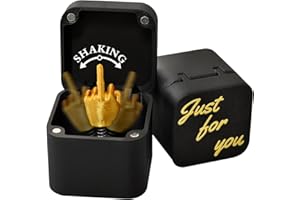 Middle Finger Surprise Box, Fun Prank Middle Finger Joke Gift, Unforgettable Engagement Ring Box, Joke Gift for Halloween/Chr