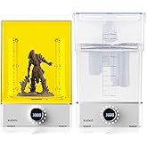 ELEGOO Mercury X Bundle with Separate Wash Station and Cure Station 2 in 1 for Large 3D Resin Printing Models, Compatible wit