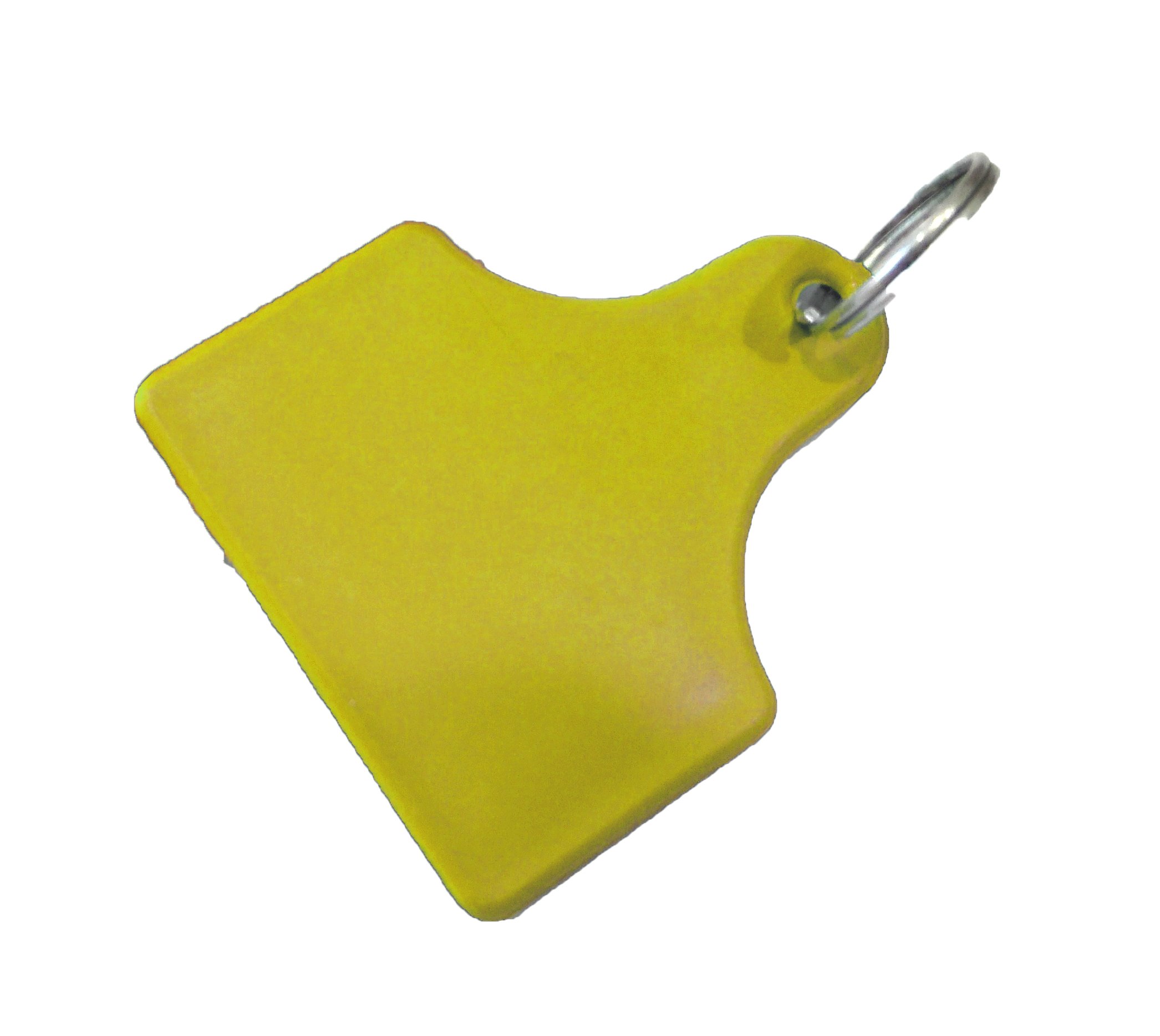 Maya Professional Tools mdtag02 – 4 ID Detectable Large with Ring of metals, Pack of 5, Yellow