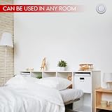 VENTS UK 125mm White Round Ceiling Vent Cover PVC Diffuser with Fixing Ring view 2