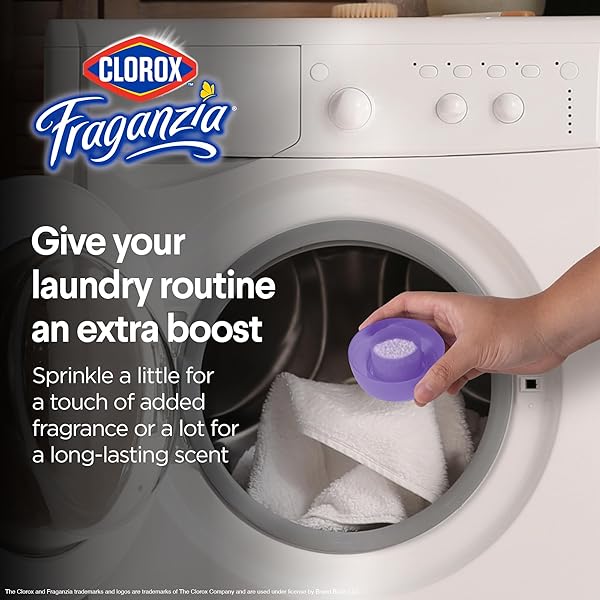 CLOROX FRAGANZIA IN-WASH SCENT BOOSTER CRYSTALS IN DREAMY JASMINE SCENT, 70 OZ VALUE SIZE | LAUNDRY SCENT BOOSTER CRYSTALS | DREAMY JASMINE, LIGHT FLORAL LAUNDRY FRAGRANCE 70 OUNCE CRYSTALS