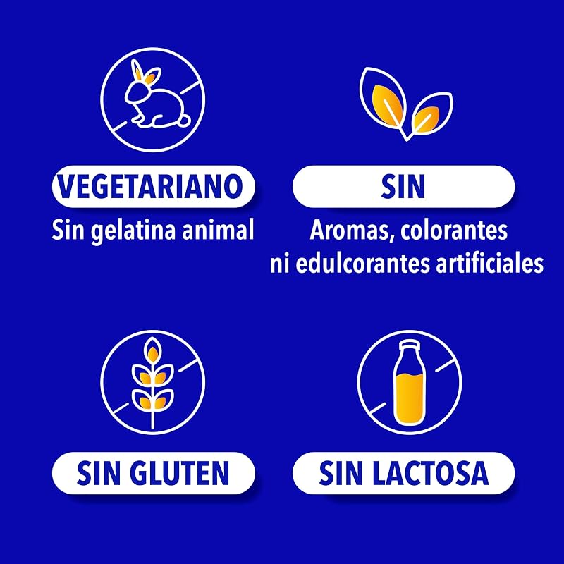Gummies Energy para la Reducción de la Fatiga¹ con Vitamina C y Magnesio, Vitaminas B12, B1, B2, B3, B6, B7, D y Probióticos, 60 gummies