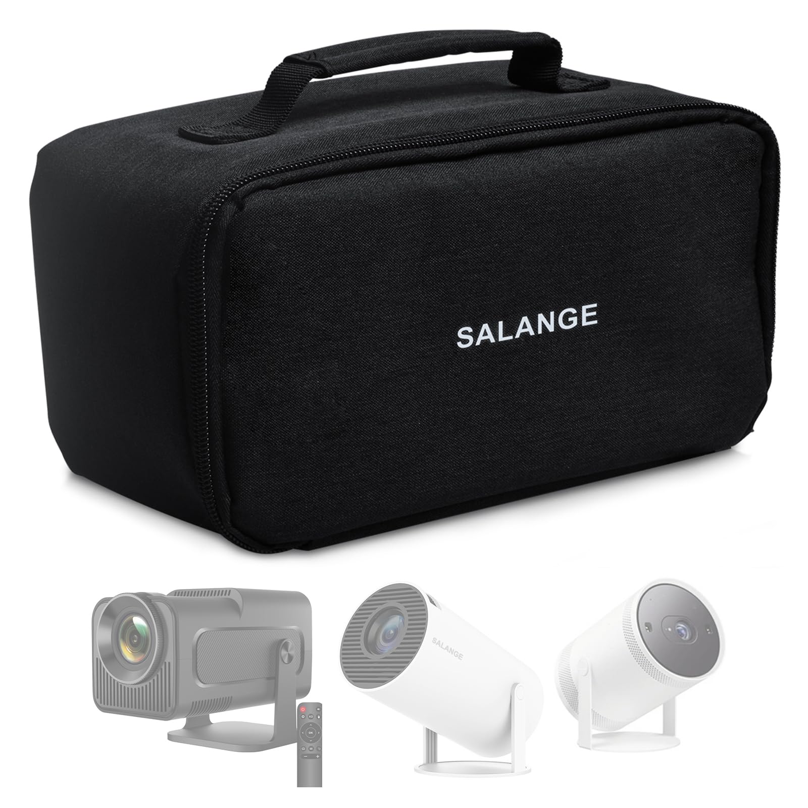 Eroshoo HY300/HY320 Projector Bag Case,Mini Projector Portable Carrying Case for Outdoor/Home,with Accessories Storage Pockets for Most Projectors Carry Case,Waterproof/Shockproof Protable Case Cover