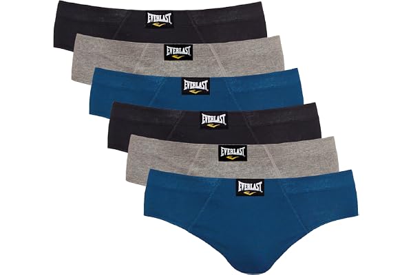 Everlast Mens Everlast 6 pk briefBriefs