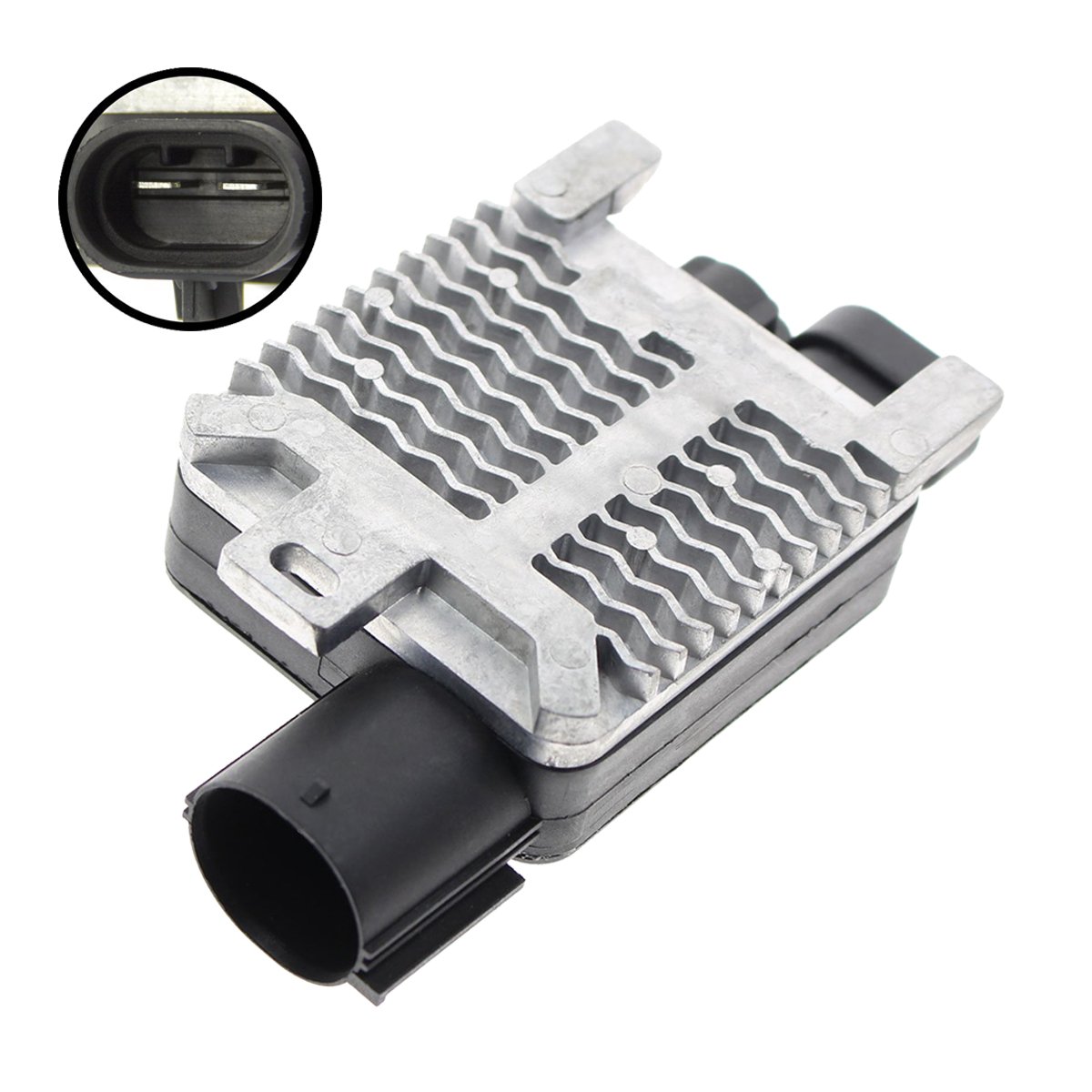 6W1Z8B658AC Engine Radiator Cooling Fan Control Unit Module Relay ECU