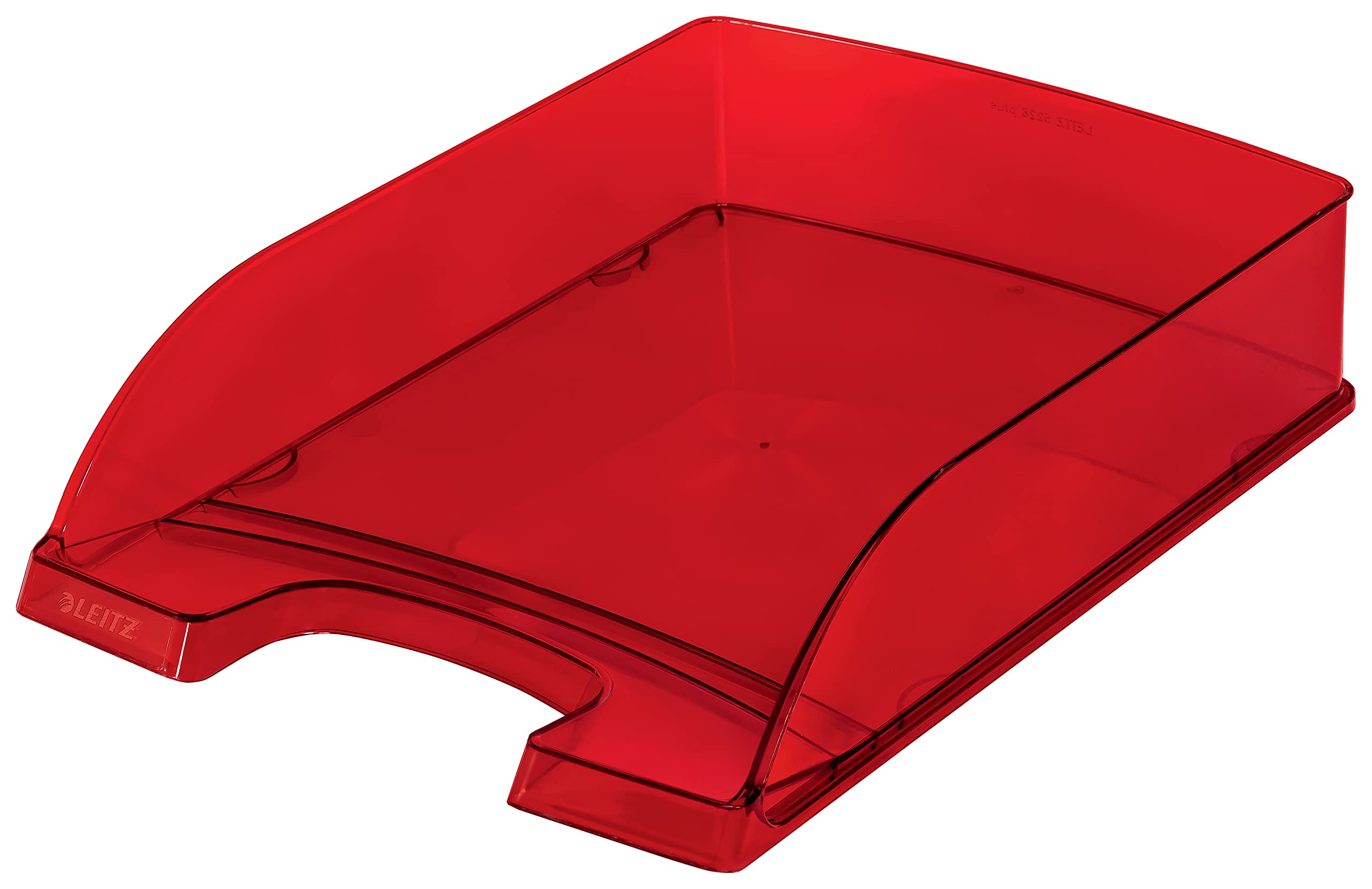 Leitz 52260028 A4 Plus Range Letter Tray - Transparent Red