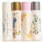 Custom Lip Balm, Personalized Lip Balm - 100 Filled Lip Balm with Custom Label on the Tube. Great for Business Promotional Items and Party/Wedding Favors
