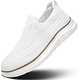 Men's Walking Boat Shoes Slip On Casual Loafers Non Slip Comfortable Lightweight Work Driving Shoes