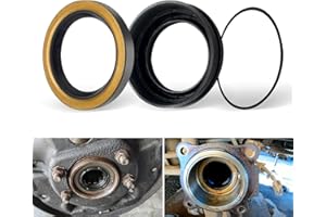 REPLACEMENTKITS.COM Rear Axle Seal Kit for Inner & Outer Rear Wheel -Compatible with Early Toyota Models: 4Runner, Pickups, T100, Tacoma & Tundra (Replace Parts 90310-50006, 90313-48001, 90301-88077)
