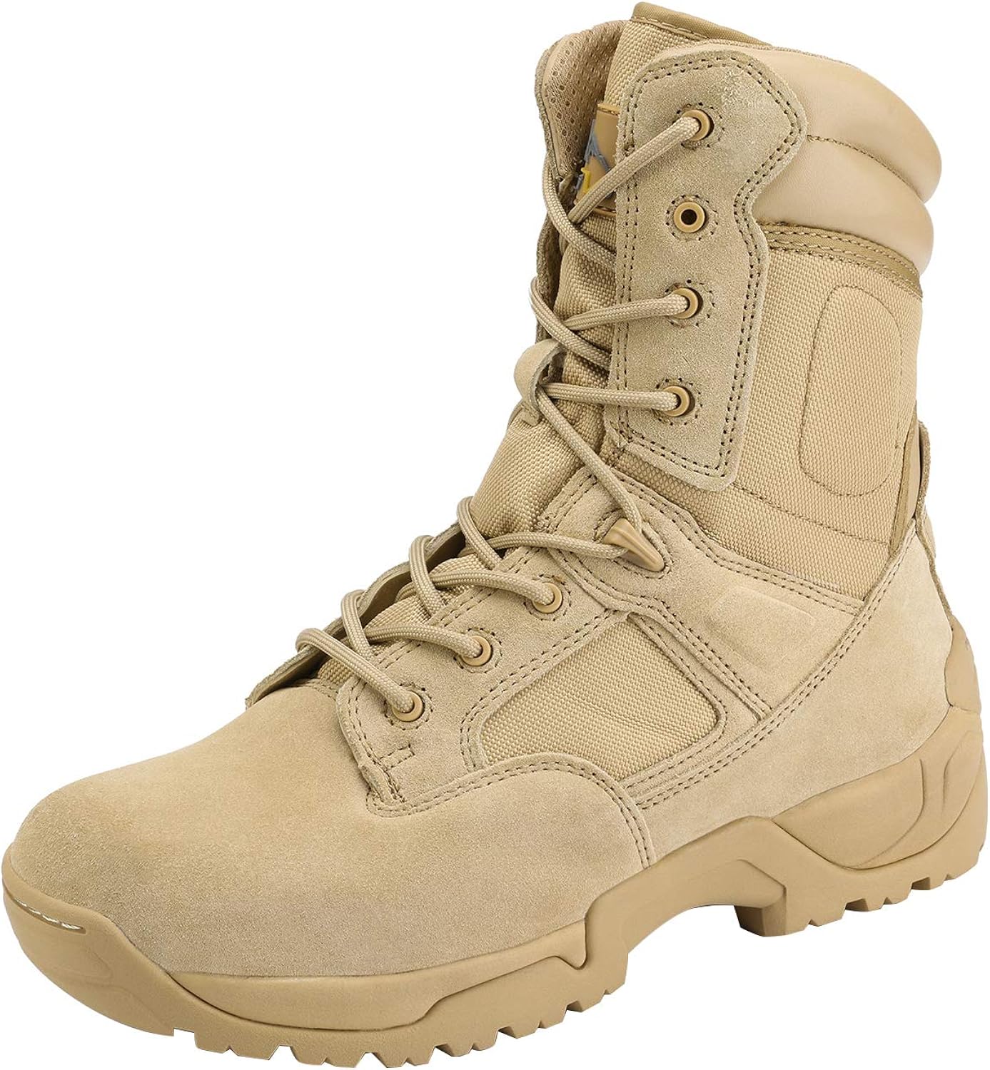 NORTIV 8 Men's Military Tactical Work Boots Hiking Motorcycle Combat Bootie: Shoes