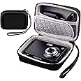 Sanseenia Carrying & Protective Case for Digital Camera Compatible with Kodak Pixpro/Canon PowerShot ELPH 180/190 / Sony DSCW800 / DSCW830, Camera Storage Holder for SD Card and Accessories (Black)