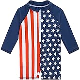 Funnycokid Baby Swimsuit Boy Toddler Bathing Suit Rash Guard UPF 50+ Swimwear 6 Months-4T