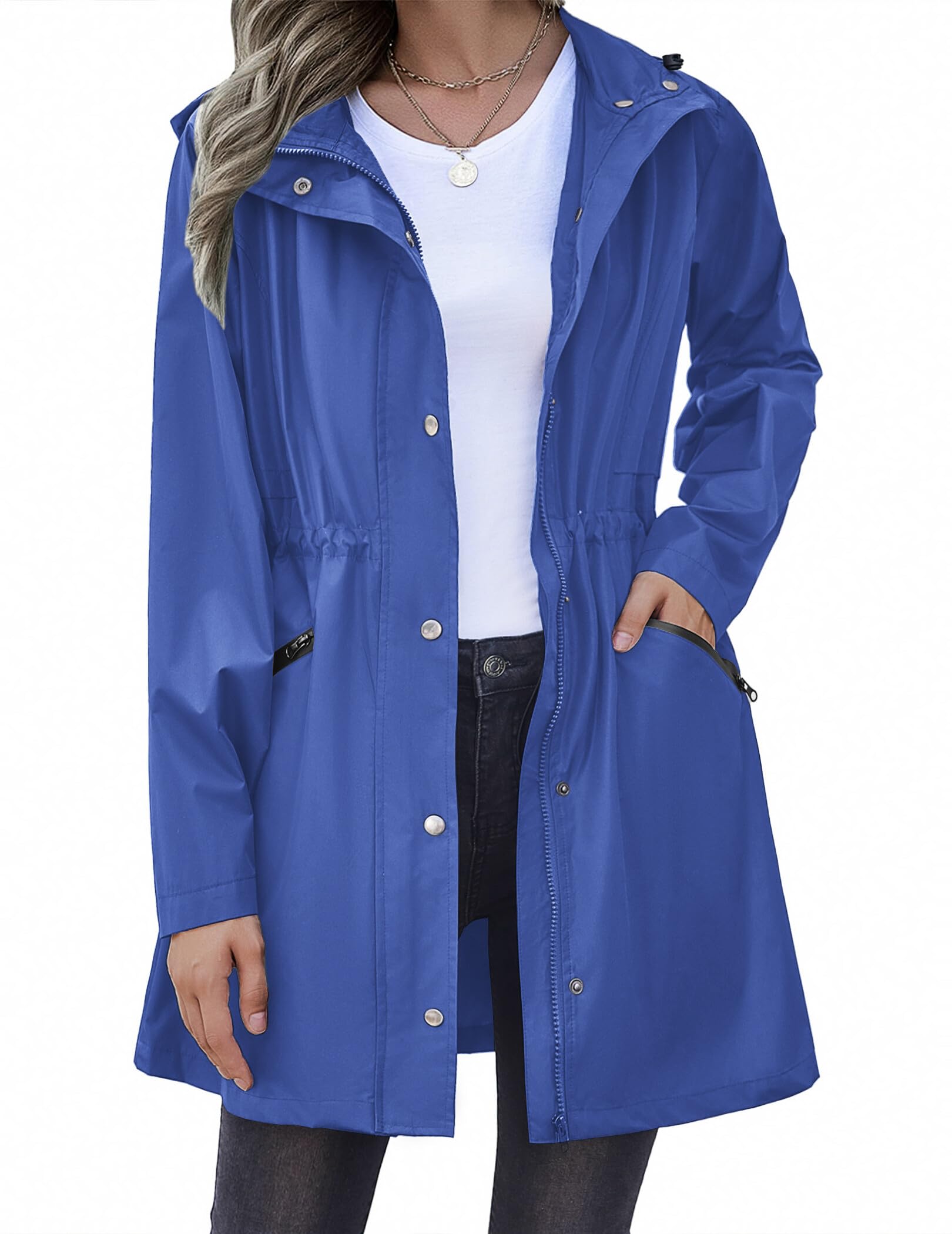 Zeagoo Rain Coats For Women Rain Jacket Waterproof