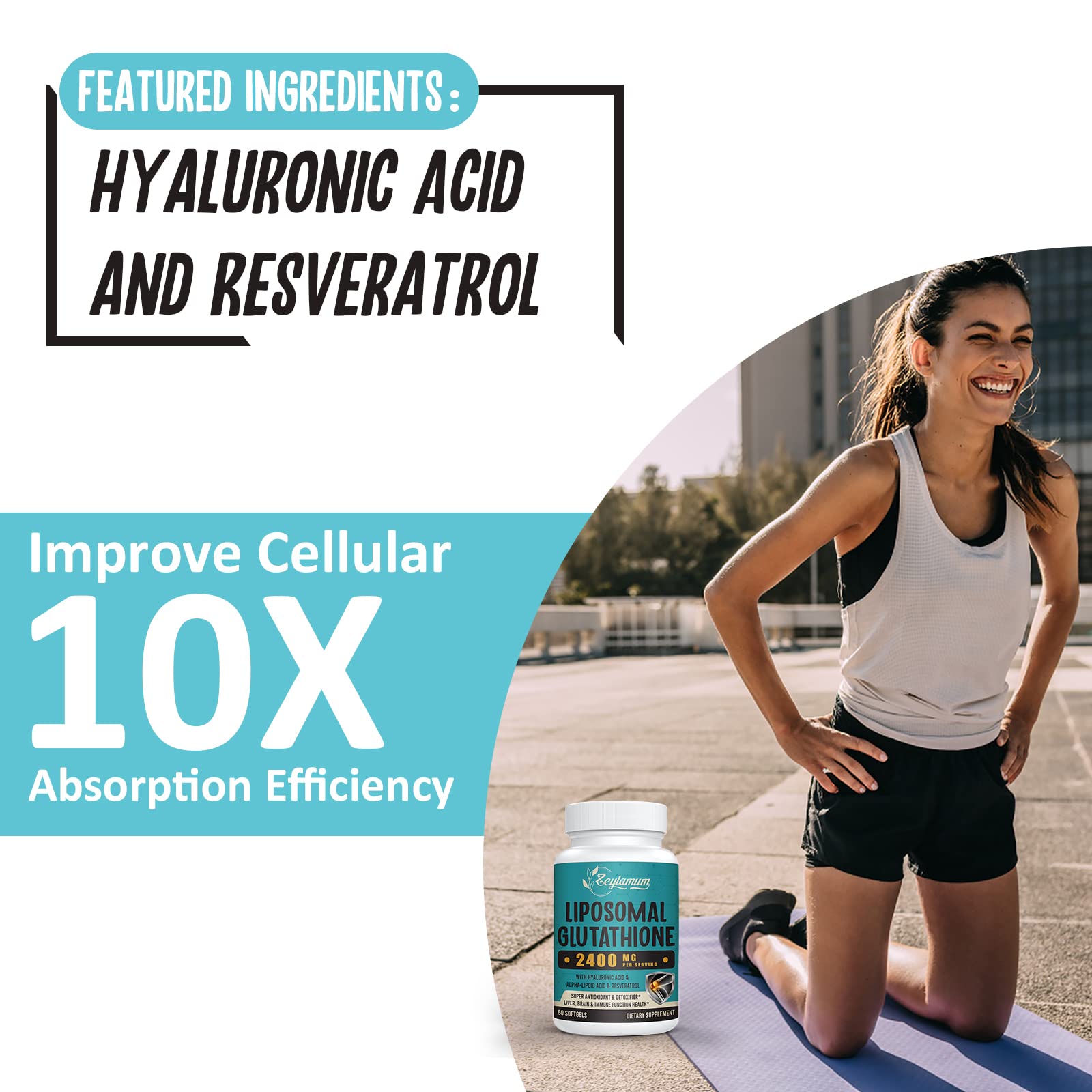 Mua Zeylamum 2400 MG Liposomal Glutathione Softgels, Max Absorption, Active Form L-Glutathione Reduced (GSH), with Hyaluronic Acid, Resveratrol, Master Antioxidants for Brain, Immune System, 60 Softgels trn Amazon M chnh hng 2026 | Fado Mua Zeylamum 2400 MG Liposomal Glutathione Softgels, Max Absorption, Active Form L-Glutathione Reduced (GSH), with Hyaluronic Acid, Resveratrol, Master Antioxidants for Brain, Immune System, 60 Softgels trn Amazon M chnh hng 2026 | Fado