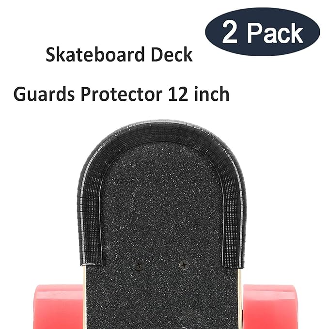 ZUEXT Skateboard Deck Guards Protector, Longboard Deck Edge Protection