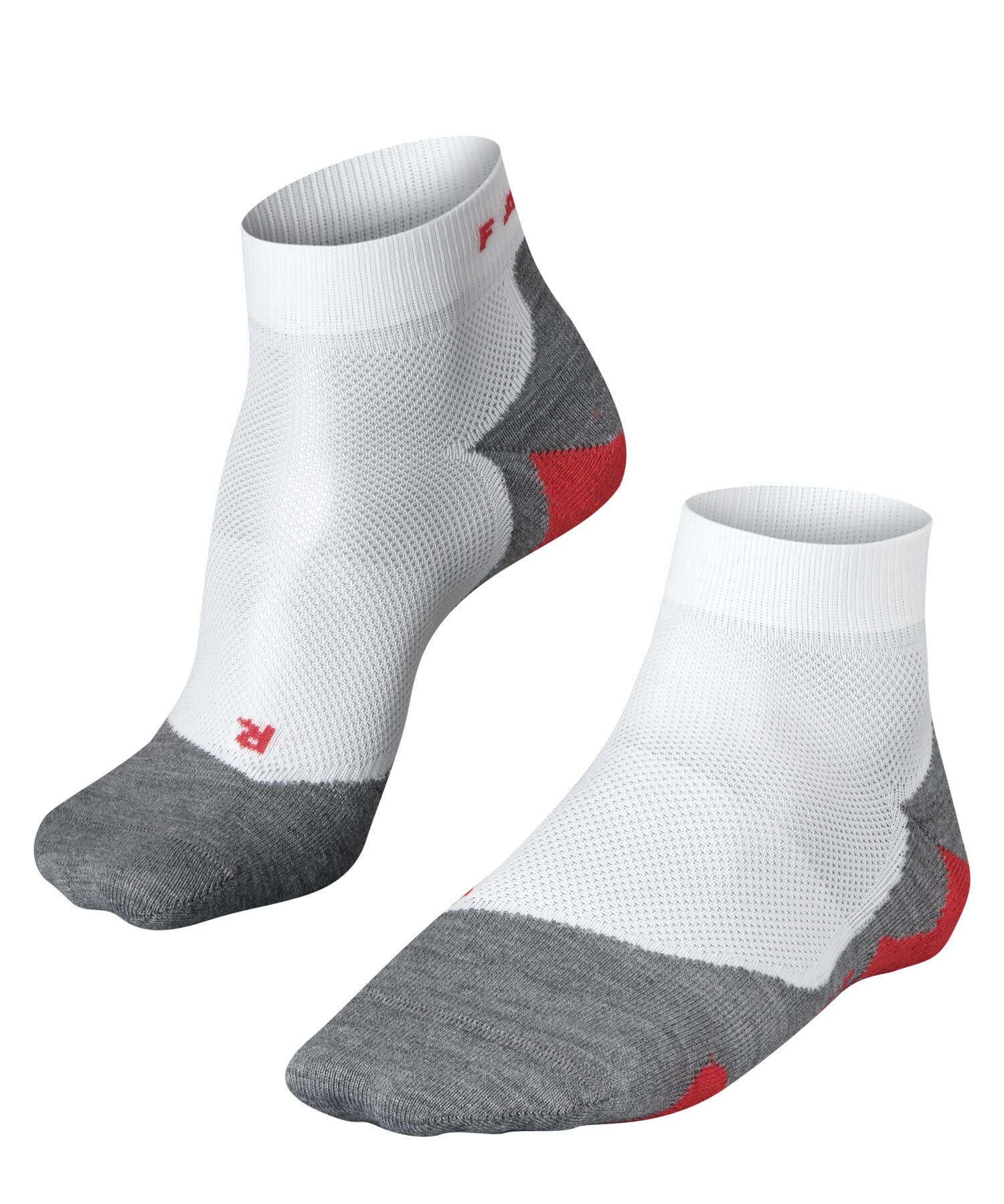 FALKE Calcetines cortos para correr para hombre RU5, ligeros, transpirables de secado rápido, blanco (White-Mix 2020), US 12.5-13.5 (EU 46-48 Ι UK 11-12.5), 1 par