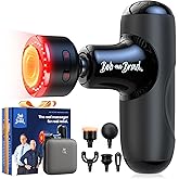 BOB AND BRAD Q2 Ultra Mini Massage Gun with Red Light Infrared Heating Head, Pocket-Sized Deep Tissue Massager for Muscle Therapy, HSA Portable Percussion Massage Gun for Pain Relief FSA Eligible