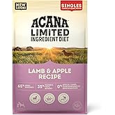ACANA Singles Limited Ingredient Grain Free High Protein Dry Dog Food Lamb & Apple Recipe 13lb Bag