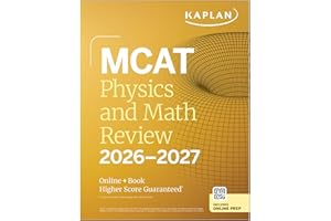 MCAT Physics and Math Review 2026-2027: Online + Book