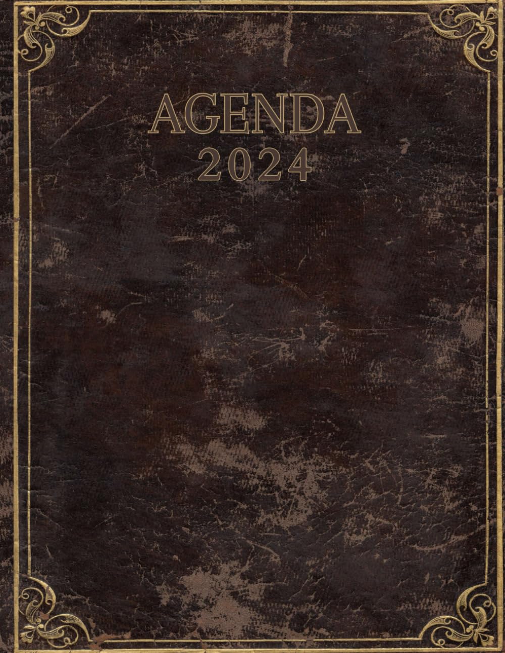 Agenda 2024: Agenda Semainier de 12 mois |18 heures (5:00 à 23:00h) | 1 Semaine sur 2 Pages (janvier 2024 à décembre 2024) | Calendrier Hebdomadaire ... | Format A4 avec une belle couverture