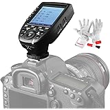 Godox Xpro-N TTL Wireless Flash Trigger Transmitter for Nikon 1/8000s HSS TTL-Convert-Manual Function Large Screen Slanted Design 5 Dedicated Group Buttons 11 Customizable Functions