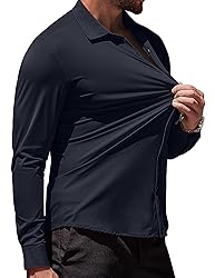 COOFANDY Men's Shirt Casual Dress Shirts Slim Fit